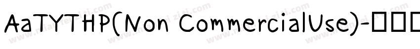 AaTYTHP(Non CommercialUse)字体转换